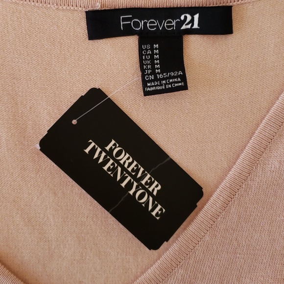 NWT Tan and black dress by Forever21. - Picture 5 of 5